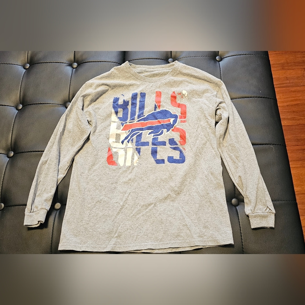 Nfl Buffalo Bills Youth Boys Xl 14 16 Long Sleeve Tshirt Euc